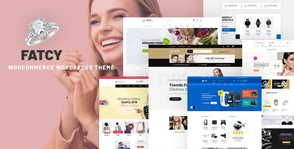 Fatcy - Multipurpose Elementor WooCommerce Theme WordPress theme homepage layout for a blog WooCommerce store