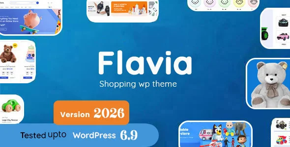 Flavia - The Best Multipurpose WooCommerce Theme 2026 WordPress theme homepage layout for a amazon affiliate WooCommerce store