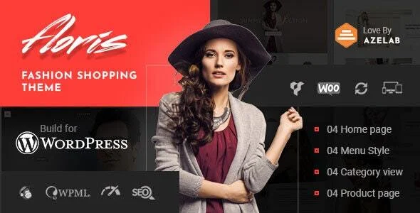 Floris — Fashion Shopping WordPress Theme WordPress theme homepage layout for a ajax WooCommerce store