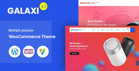 Galaxi - Tech WooCommerce WordPress Theme WordPress theme homepage layout for a auto parts WooCommerce store