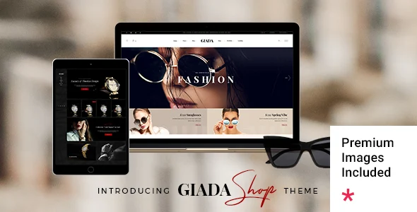 Giada - Jewelry and Watch Store WordPress Theme WordPress theme homepage layout for a accessories store WooCommerce store