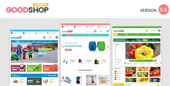 Good - Shop WooCommerce Theme WordPress theme homepage layout for a auto parts WooCommerce store