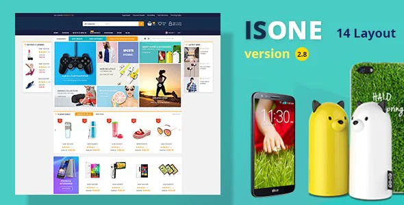 IsOne Store - RTL  WooCommerce WordPress For Digital Theme WordPress theme homepage layout for a auto parts WooCommerce store