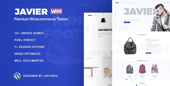 Javier - Modern WooCommerce Theme WordPress theme homepage layout for a bike WooCommerce store