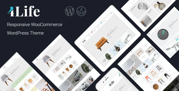 JMS 4Life - Responsive WordPress Theme WordPress theme homepage layout for a blog WooCommerce store