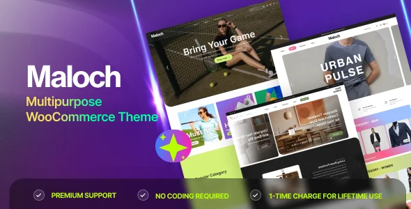 Maloch - Multipurpose WooCommerce Theme WordPress theme homepage layout for a auto parts WooCommerce store