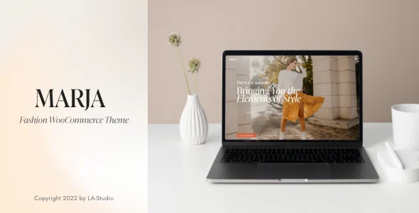 Marja - Fashion WooCommerce Theme WordPress theme homepage layout for a clean WooCommerce store