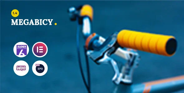 Megabicy - Cycling WooCommerce Theme WordPress theme homepage layout for a auto parts WooCommerce store