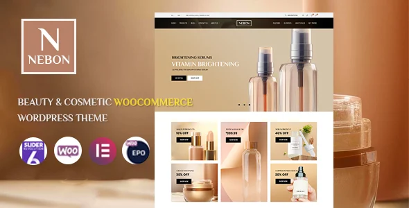 Nebon - Multipurpose WooCommerce WordPress Theme WordPress theme homepage layout for a auto parts WooCommerce store