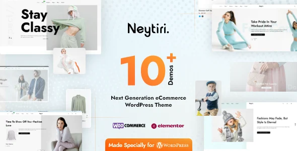 Neytiri - Modern WooCommerce Theme WordPress theme homepage layout for a beauty shop WooCommerce store