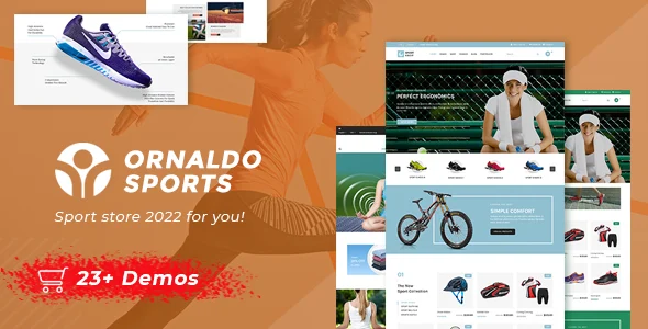 Ornaldo | Sport Shop WooCommerce WordPress Theme WordPress theme homepage layout for a badminton WooCommerce store