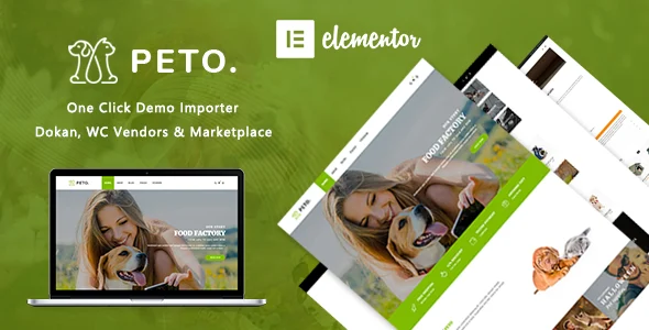 Peto | Animal and Pet Shop WooCommerce WordPress Theme WordPress theme homepage layout for a birds WooCommerce store