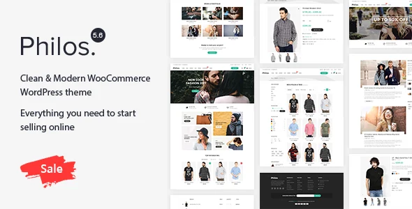 Philos - Responsive WooCommerce WordPress Theme WordPress theme homepage layout for a accessories WooCommerce store