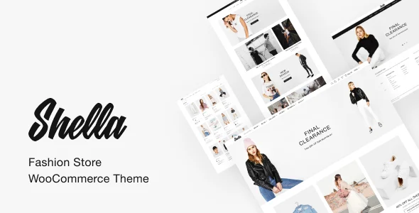 Shella - Fashion Store WooCommerce Theme WordPress theme homepage layout for a apparel store WooCommerce store