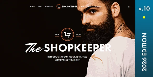 Shopkeeper • Multi-Purpose WooCommerce Theme WordPress theme homepage layout for a builder WooCommerce store