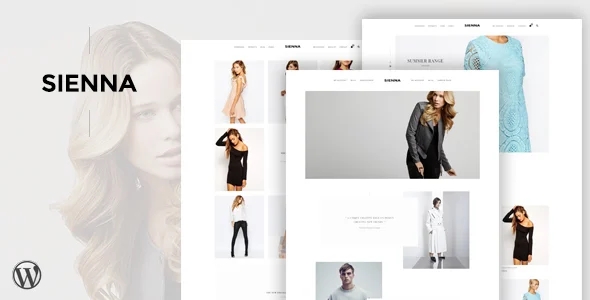 Sienna - Fashion WooCommerce WordPress Theme WordPress theme homepage layout for a blog WooCommerce store