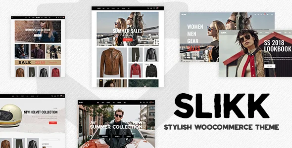 Slikk - A Stylish WooCommerce Theme WordPress theme homepage layout for a badass WooCommerce store