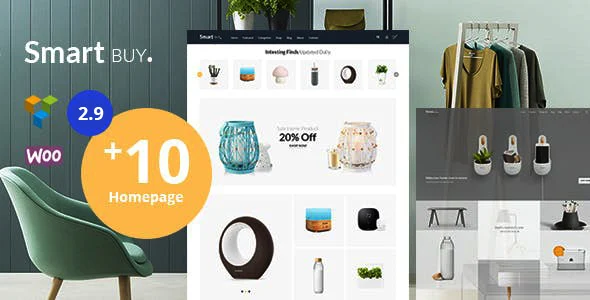 Smartbuy - Shop WooCommerce WordPress  For Digital and Garden Home Theme WordPress theme homepage layout for a auto parts WooCommerce store