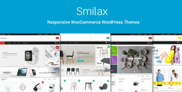 Smilax - Computer WooCommerce Theme WordPress theme homepage layout for a bag WooCommerce store