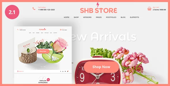 Spa Health & Beauty - RTL Responsive Shop WooCommerce WordPress Theme WordPress theme homepage layout for a auto parts WooCommerce store