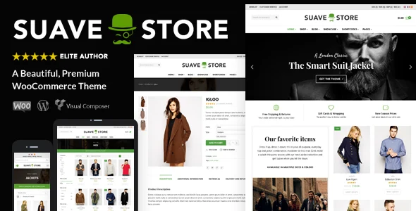 Suave - Multi-Purpose WooCommerce Theme WordPress theme homepage layout for a active WooCommerce store