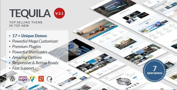 Tequila  |  Unique Multi-Purpose WooCommerce Theme WordPress theme homepage layout for a clothes store WooCommerce store