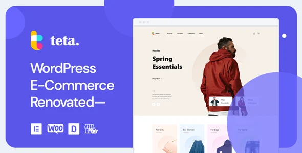 Teta - WooCommerce WordPress theme WordPress theme homepage layout for a computer shop WooCommerce store