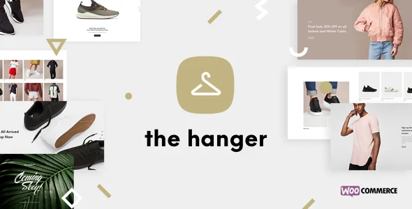 The Hanger - eCommerce WordPress Theme for WooCommerce WordPress theme homepage layout for a agency WooCommerce store