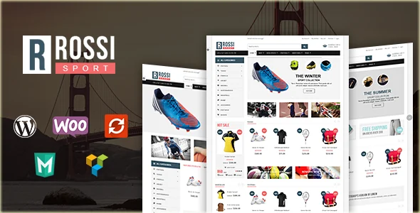 VG Rossi - Responsive WooCommerce WordPress Theme WordPress theme homepage layout for a ajax WooCommerce store