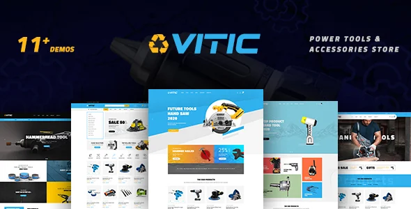 Vitic – Tools WooCommerce WordPress Theme with AI WordPress theme homepage layout for a architecture WooCommerce store