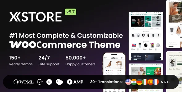 XStore | Multipurpose WooCommerce Theme WordPress theme homepage layout for a clothing WooCommerce store