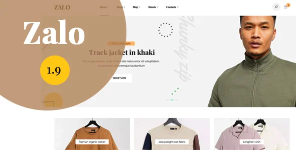 Zalo fashion - WooCommerce theme WordPress theme homepage layout for a auto parts WooCommerce store