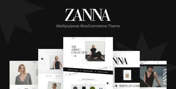 ZANNA - Elementor WooCommerce Theme WordPress theme homepage layout for a bags WooCommerce store
