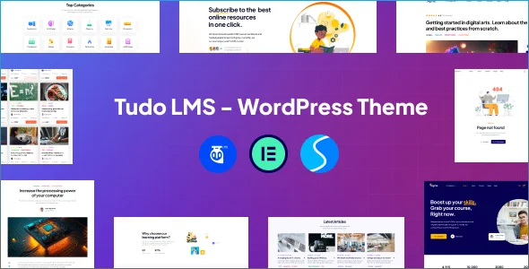 TudoLMS – Education & Online Course WordPress Theme WordPress theme homepage layout for a abroad education education website