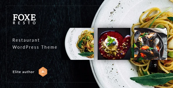 Foxeresto - Restaurant WordPress Theme WordPress theme homepage layout for a cafe restaurant website