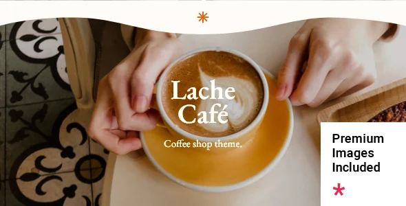 Lache - Café and Coffee Shop WordPress Theme WordPress theme homepage layout for a bar restaurant website