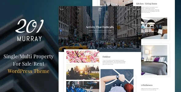 201 Murray - Single/Multi Property WordPress Theme — homepage layout