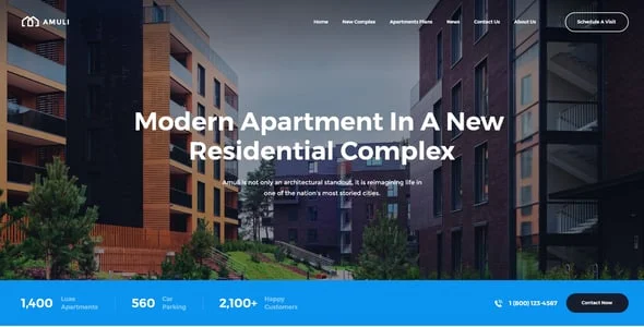 Amuli | Property & Real Estate Marketplace WordPress Theme — blog and article listing