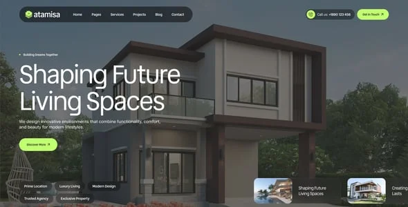 Atamisa – Real Estate Agency WordPress Theme — single post layout
