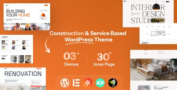 Buildary | Real Estate WordPress Theme — homepage layout