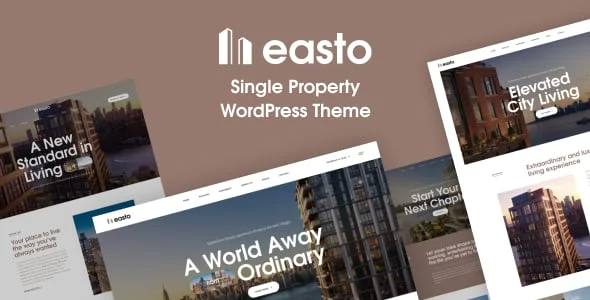 Easto - Single Property Theme — homepage layout