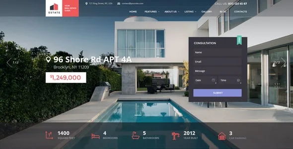 Estate - Property Sales & Rental WordPress Theme + RTL — single post layout