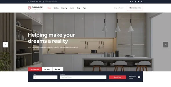 FullHouse - Real Estate Responsive WordPress Theme — single post layout