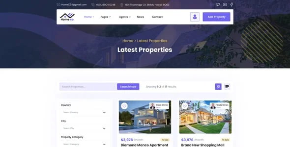 Homeco - WordPress Real Estate Theme — design detail view