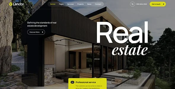 Landor - Real Estate & Construction Group WordPress Theme — single post layout