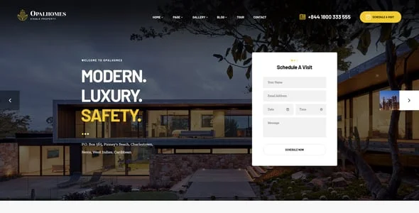 Opalhomes - Single Property  WordPress Theme — interior page design