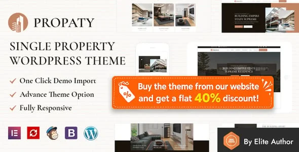 Propaty - Single Property WordPress Theme + RTL Ready — homepage layout