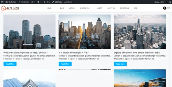 RealEstate - Realty WordPress Theme — single post layout