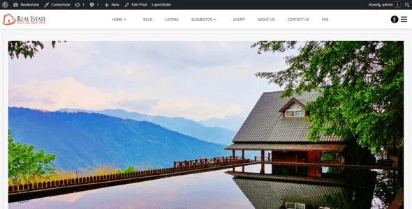 RealEstate - Realty WordPress Theme — interior page design