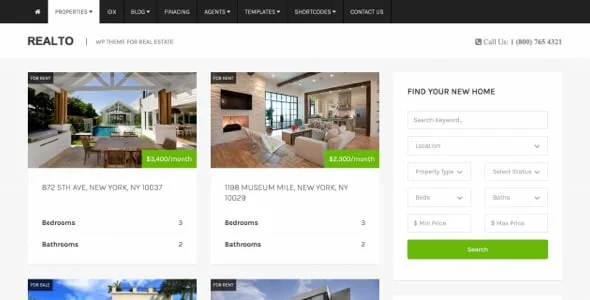 Realto - WordPress Theme for Real Estate Companies — single post layout